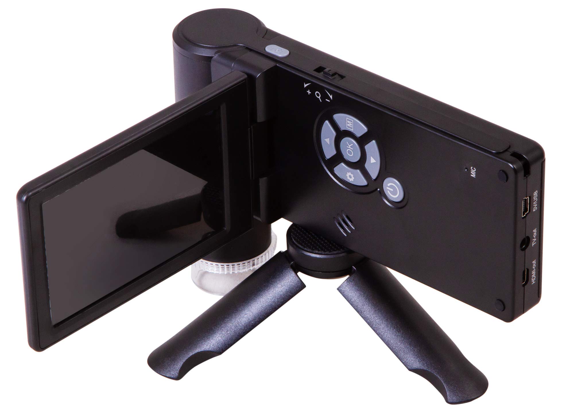 Levenhuk DTX 700 Mobi Microscopio Digitale Portatile Wireless con Ingrandimento Zoom 10–1200x, Compatibile con OS Windows e Mac