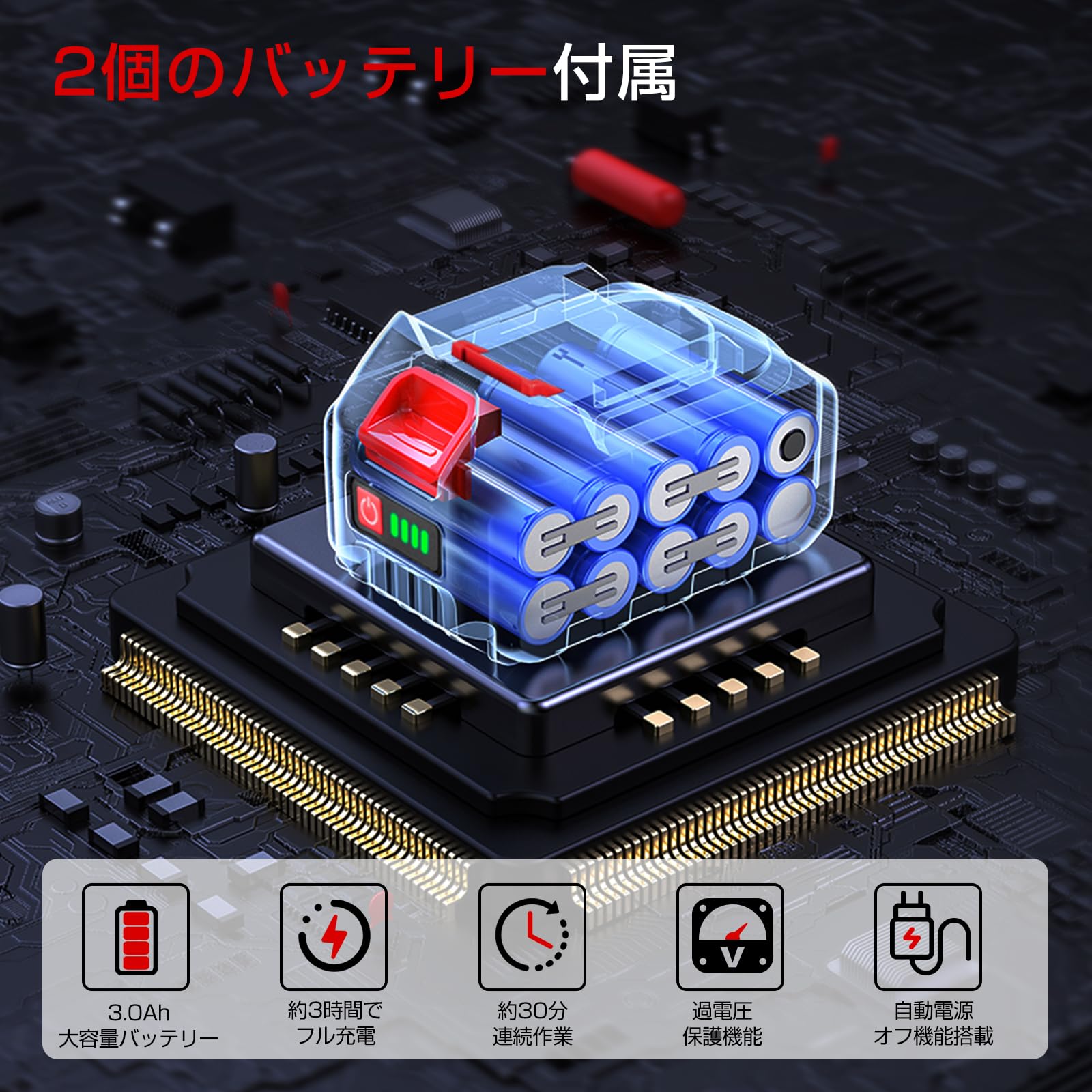 Amazon | ONEVANコードレススプレーガン 21V電動スプレーガン 充電式