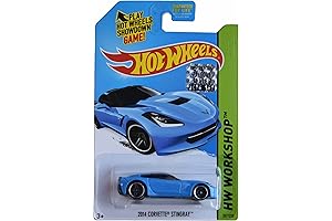 Hot Wheels 2014 Corvette Stingray Blue Workshop [207/250]