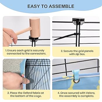 Amazon.com : MODESLAB Guinea Pig Cages with Liner, 8-Sqft