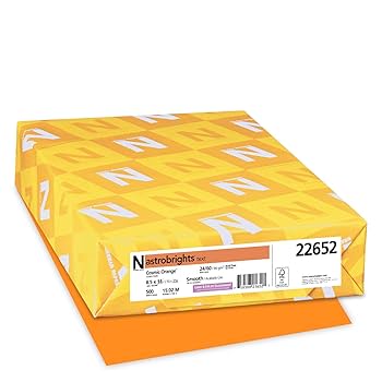 Amazon.com : Neenah Astrobrights Color Paper, 8.5” x 14”, 24