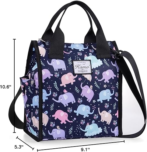 Miniatura 8 de Kamo Bolsa de almuerzo aislada reutilizable para mujeres, hombres, adultos y adolescentes
