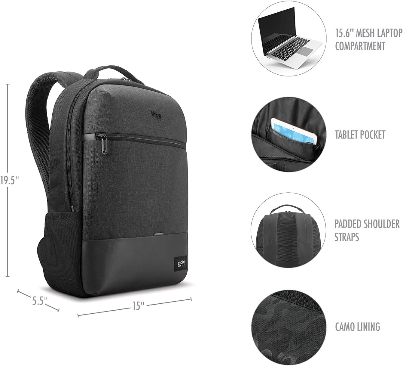 One-Day Sale: Up to 70% Off solo Carrying Case, Black, One Size