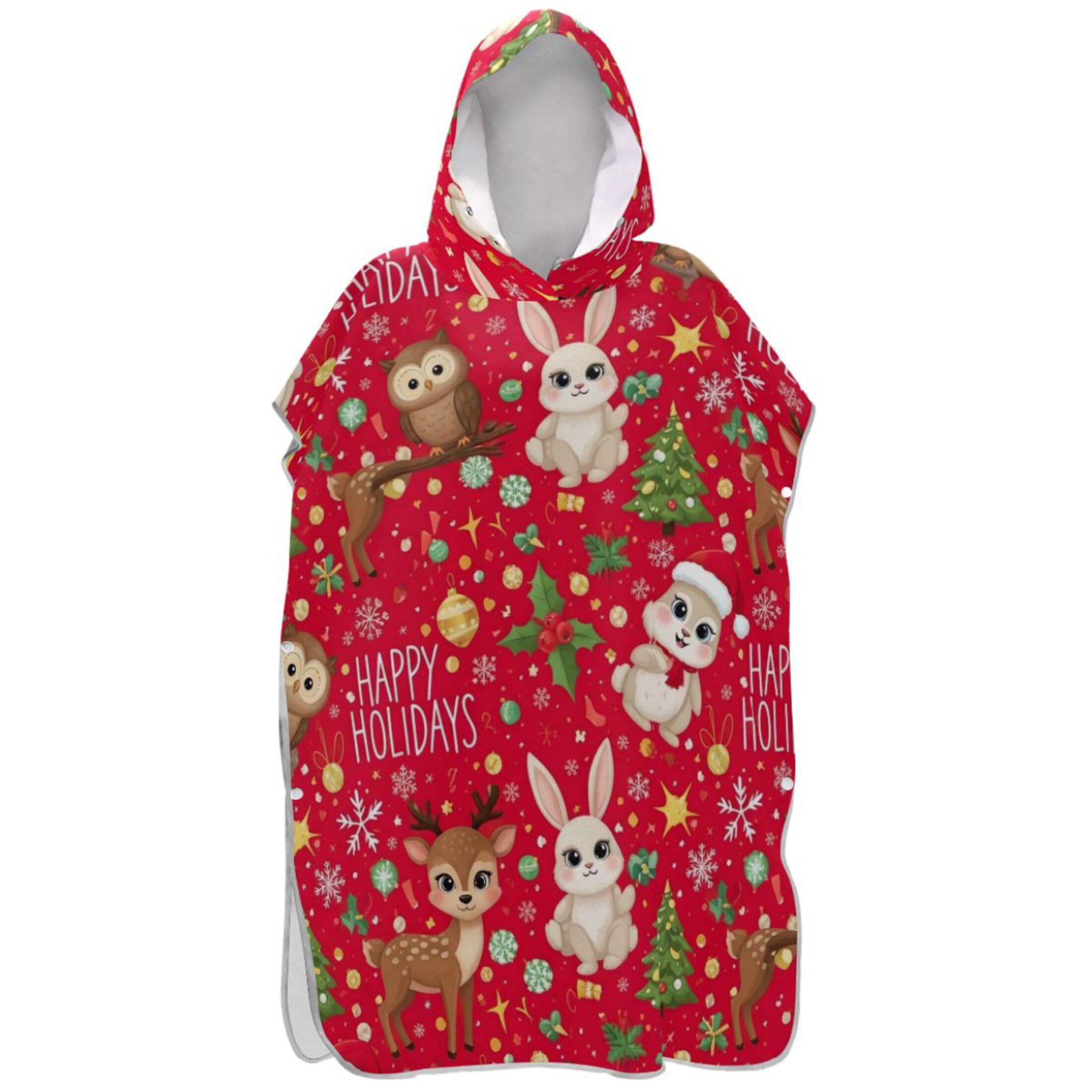 Peignoir à langer absorbant pour adultes style animaux mignons