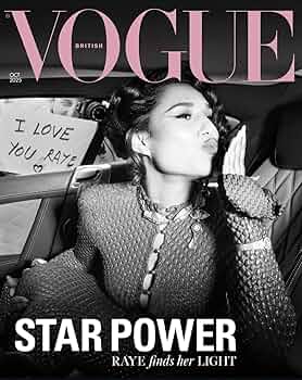 British Vogue Magazine October 2025 : Star Power Raye (Free
