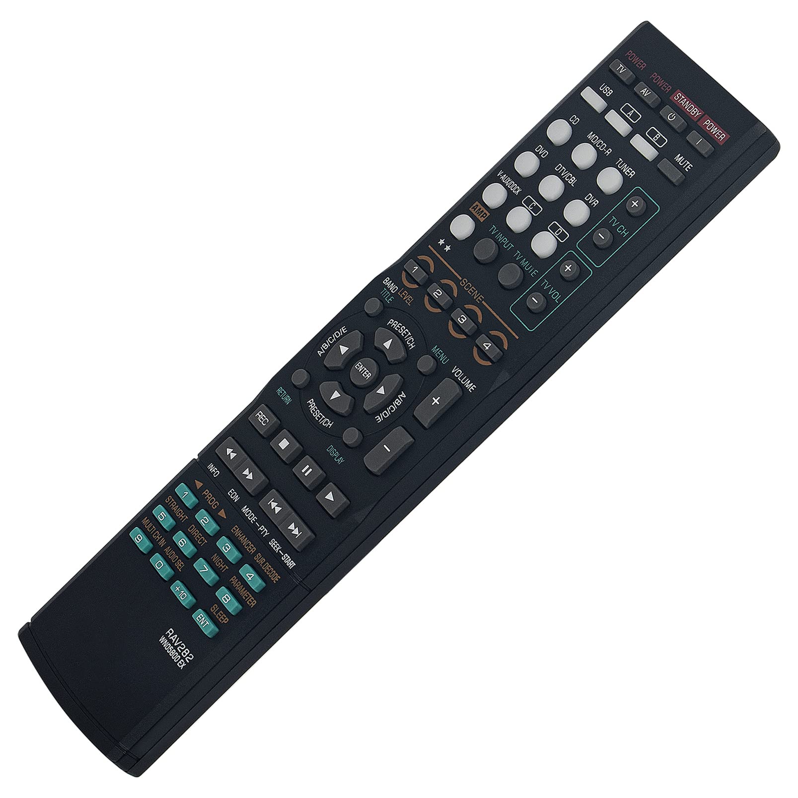 ALLIMITY Sostituisci Telecomando adatto per Yamaha Audio System RAV435 WW51070 HTR-2064 YHT-196 HTR2064 YHT196