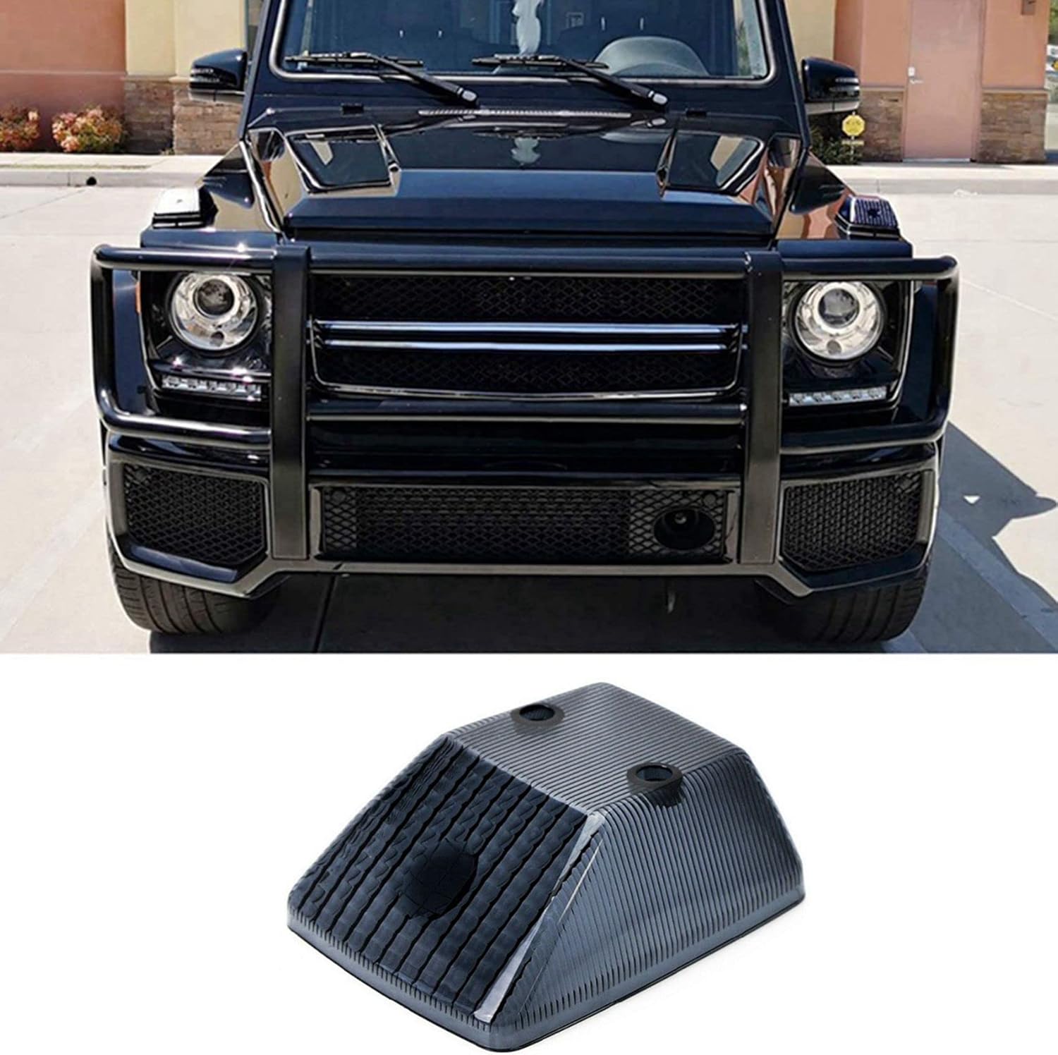 2X 4638260057 Car Front Turn Signal Lamp Lense Cover Corner Light Shells For W463 G-Class G500 G550 G55