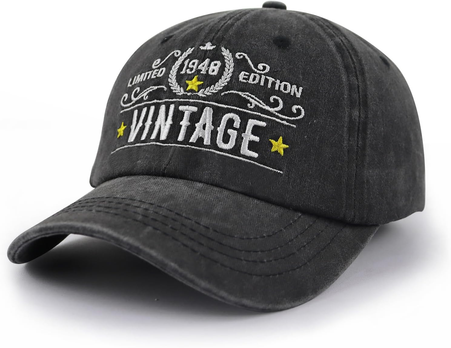 80th 79th 78th 77th 76th 75th 74th 73th 72th 71th Birthday Gift Vintage 1945 1946 1947 1948 1949 1950 1951 1952 1953 1954 Hat - Image 2