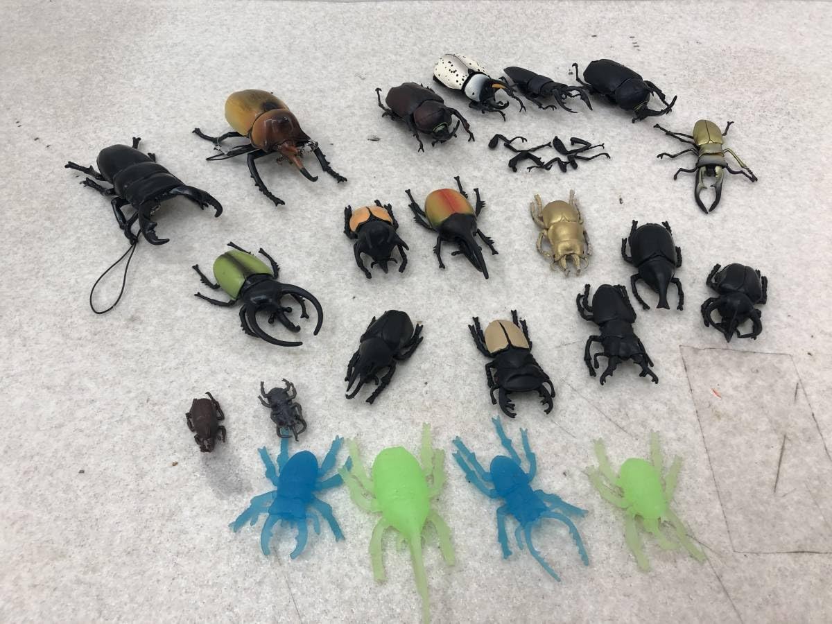 Amazon.co.jp: I-10-R5 カブトムシ クワガタ おもちゃ いろいろ まとめ  
