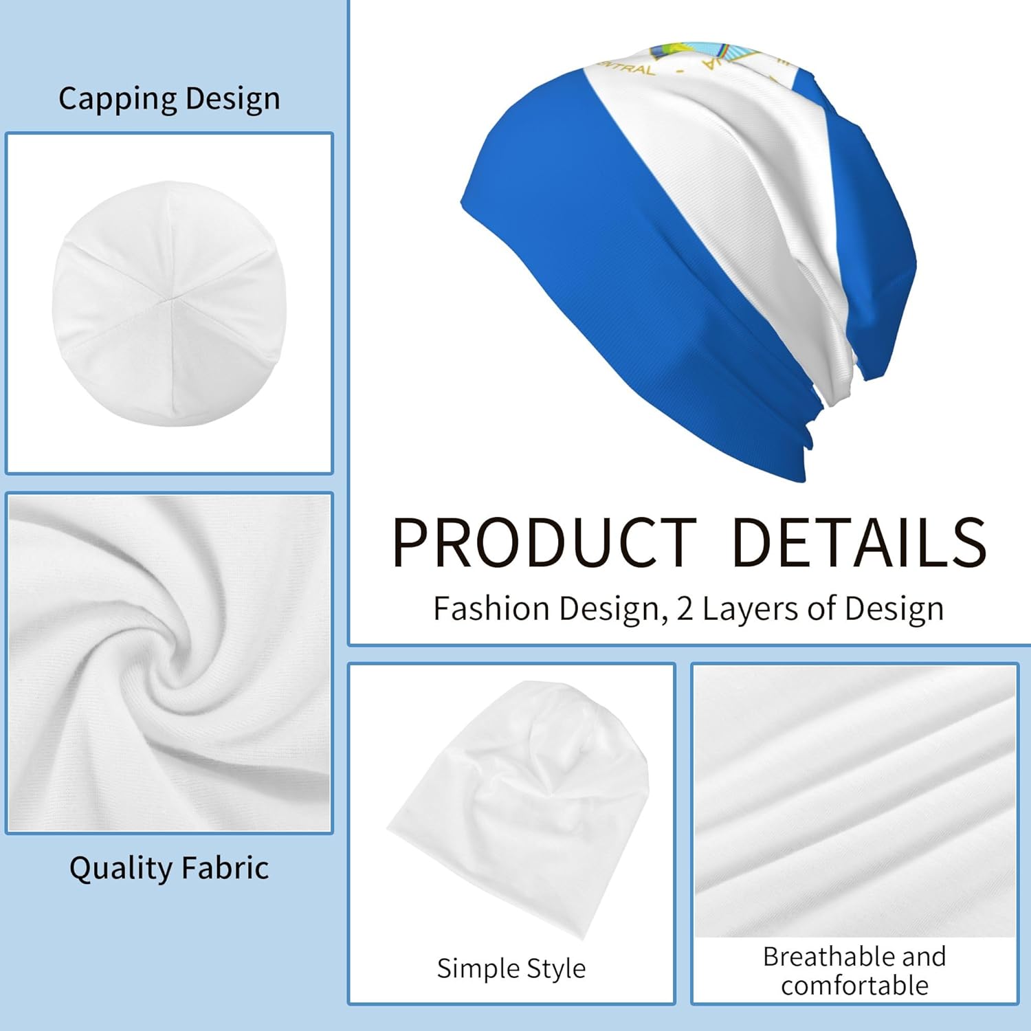 Mens Women Winter Slouchy Beanie Warm Cap Cool Hat Cold Weather Running Skiing - Image 5