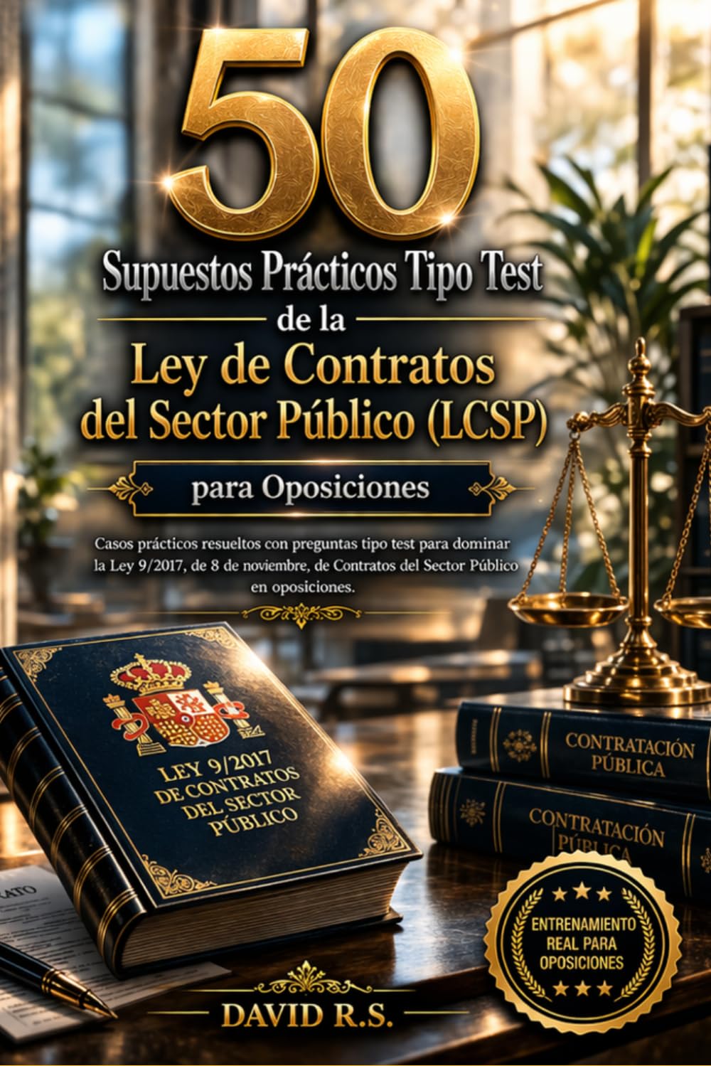 50 Supuestos Prácticos Tipo Test de la Ley de Contratos del Sector Público (LCSP) para Oposiciones: Casos prácticos resueltos con preguntas tipo test ... Contratos del Sector Público en oposiciones.