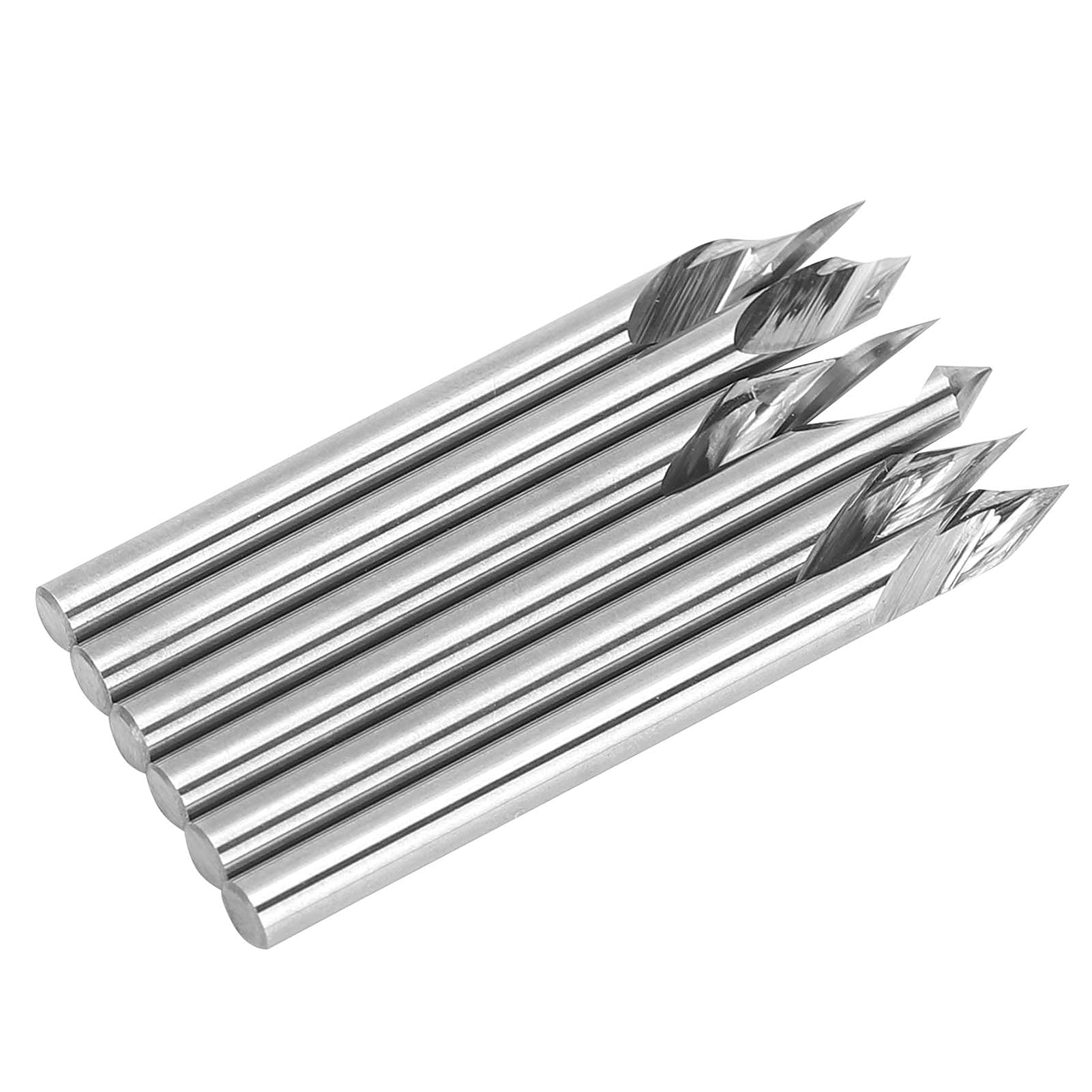 Cortador de punta de taladro, fresa de grabado, herramientas de carpintería de acero de alta velocidad, juego de 6 piezas para tallar madera y amoladora, máquinas herramientas,