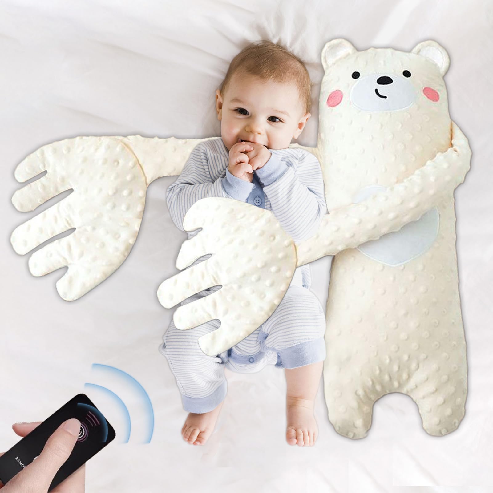 Soothing Toothing-Kissenkissen, Beruhigendes Werkzeug | Bewegungskissen, Beruhigende Kindergartendekoration, Interaktiver Krippenkissen Zur Entspannung, Kinderschachtel, Sanfte Schlafenszeit