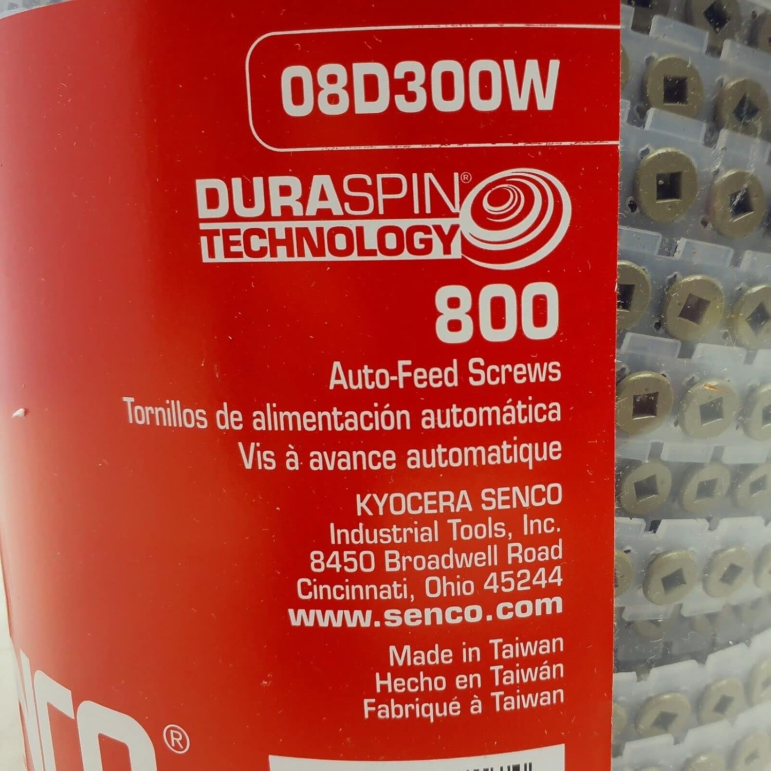 Senco DuraSpin No. 8 x 3 in. L Square Square Head Galvanized Steel Deck Screws 800 pk