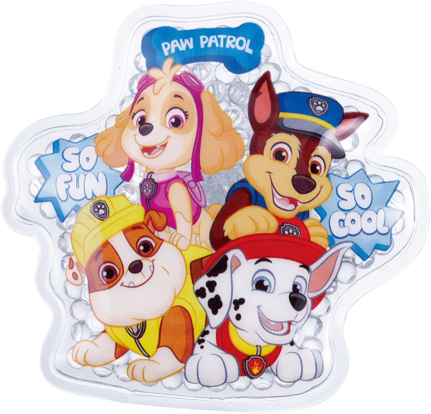 Skater CLB1-A Bead Ice Pack, Mini, Cold Pack, Diameter 3.9 inches (10 cm), Lunch Box, Paw Patrol Boys