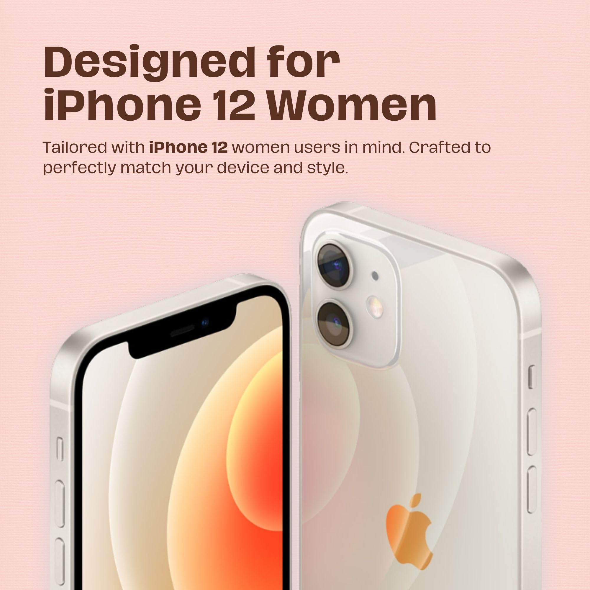 Amazon.com: Hot Pink Phone Case for iPhone 12 & iPhone 12