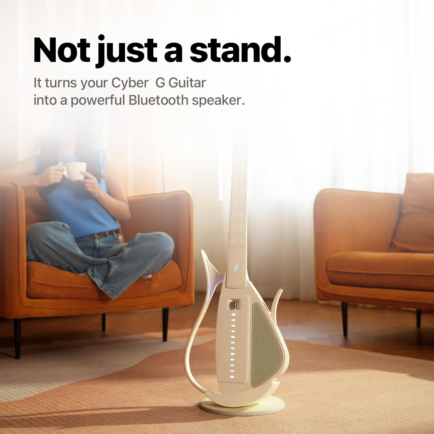 Amazon.com: CYBER-G Enya Stand Smart Stringless Guitar : Musical