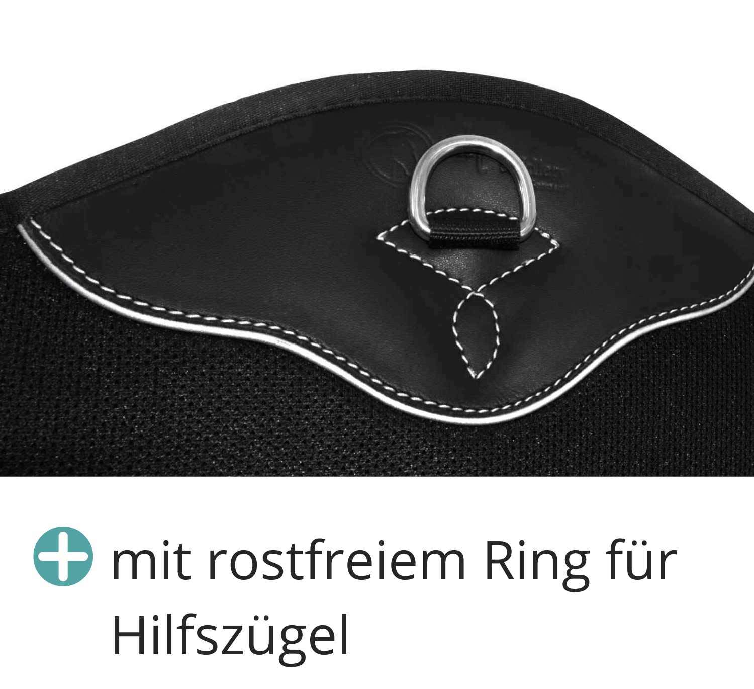Rainer Dressurgurt Butterfly Kurzgurt 65 cm schwarz