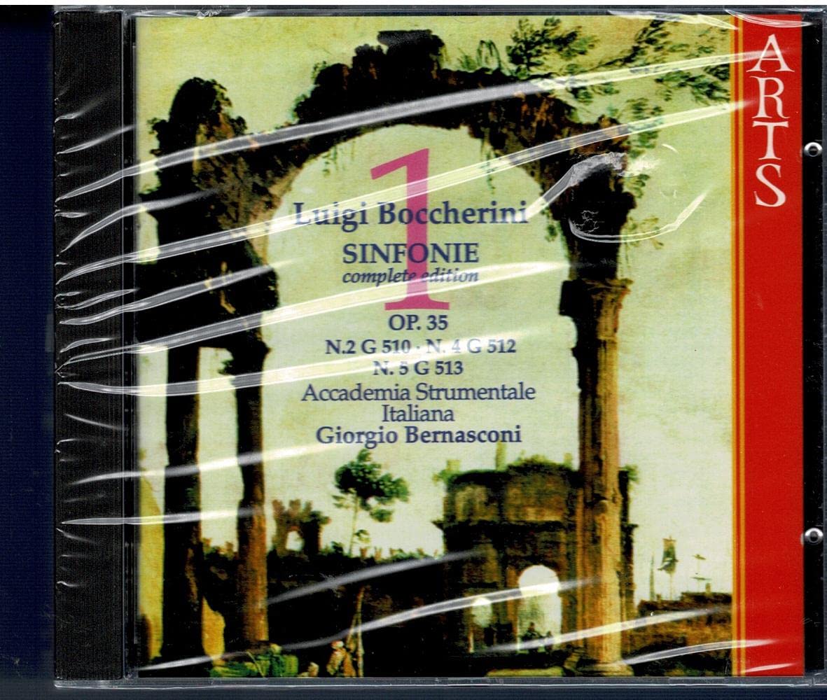 Boccherini Sinfonias G.No.'S 510 512 513. (Accademia Strumentale Italiana/ Bernasconi. Vol. [Audio CD] VARIOUS ARTISTS