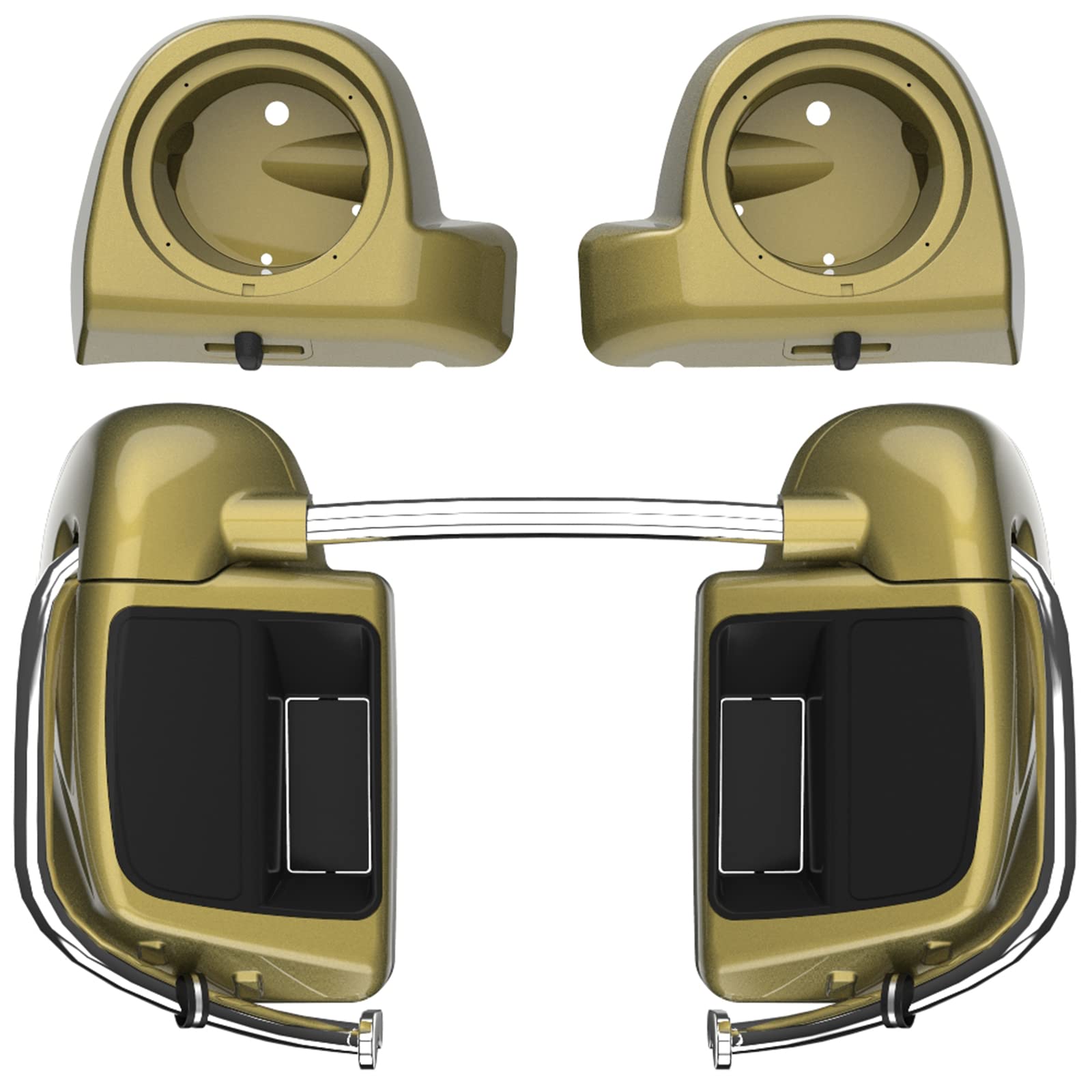 Amazon.com: Moto Onfire Olive Gold, Lower Vented Fairings