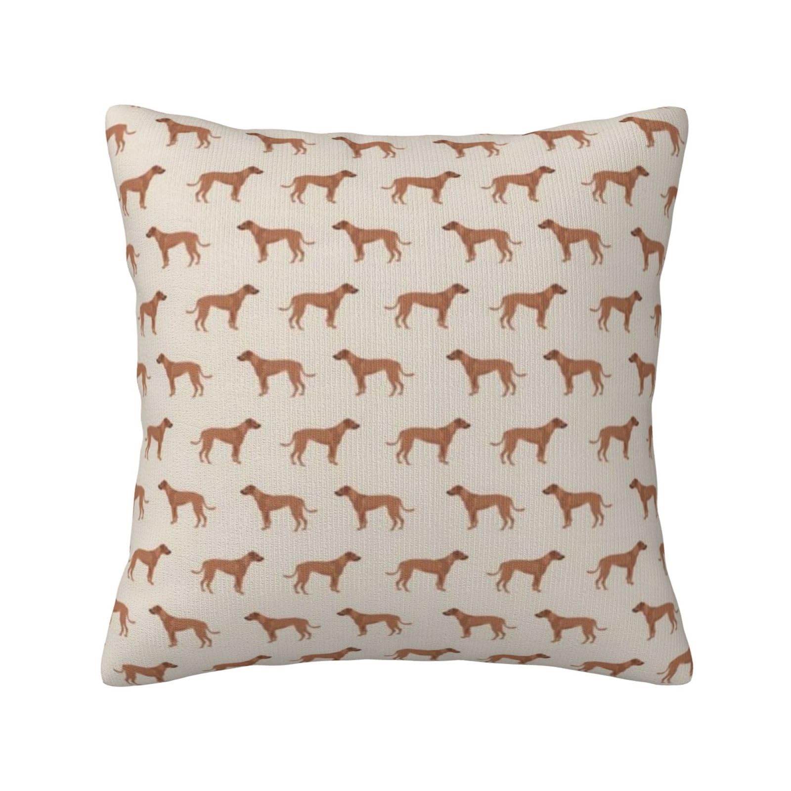 Gratka As Picture Pillow Cover,Decorative Throw Pillowcase Soft Cushion Covers 45X45 Cm For Bedroom Sofa,Rhodesian Ridgeback Dog Breed Pet