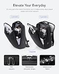MARK RYDEN Business Backpack for Men, Waterproof High Tech Backpack with Sport Car Shape Design and USB Charging Port, Travel Laptop Backpack Fits 17.3 Inch Notebook