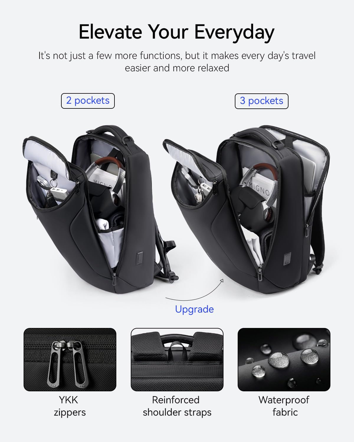 MARK RYDEN Business Backpack for Men, 17.3 Inch Laptop Backpack — Amazon image 4