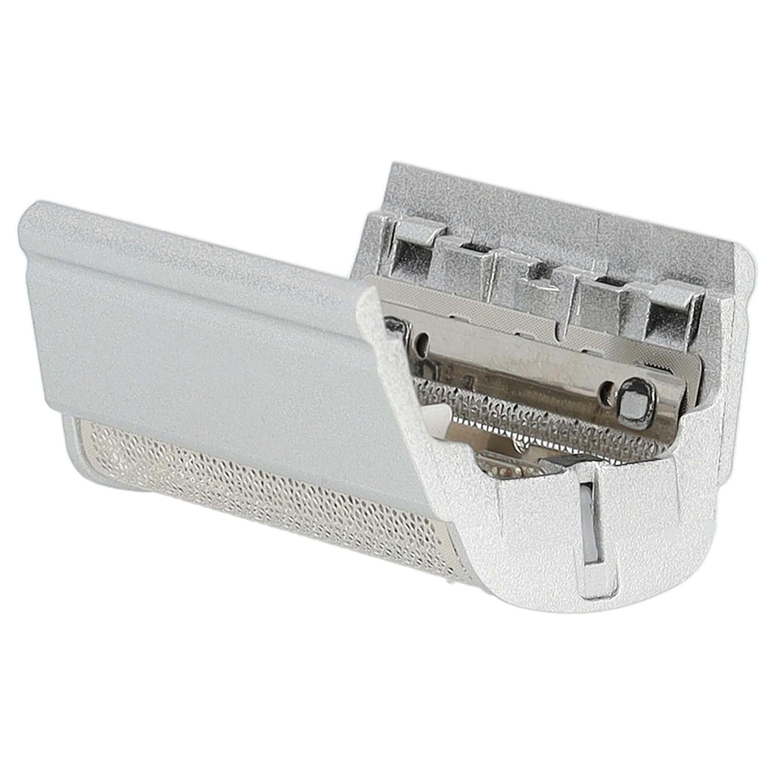Tête De Rasoir Double Grille Pour Braun Flex Integral 6510 6512 6513 6515 - Neuf, Nickel