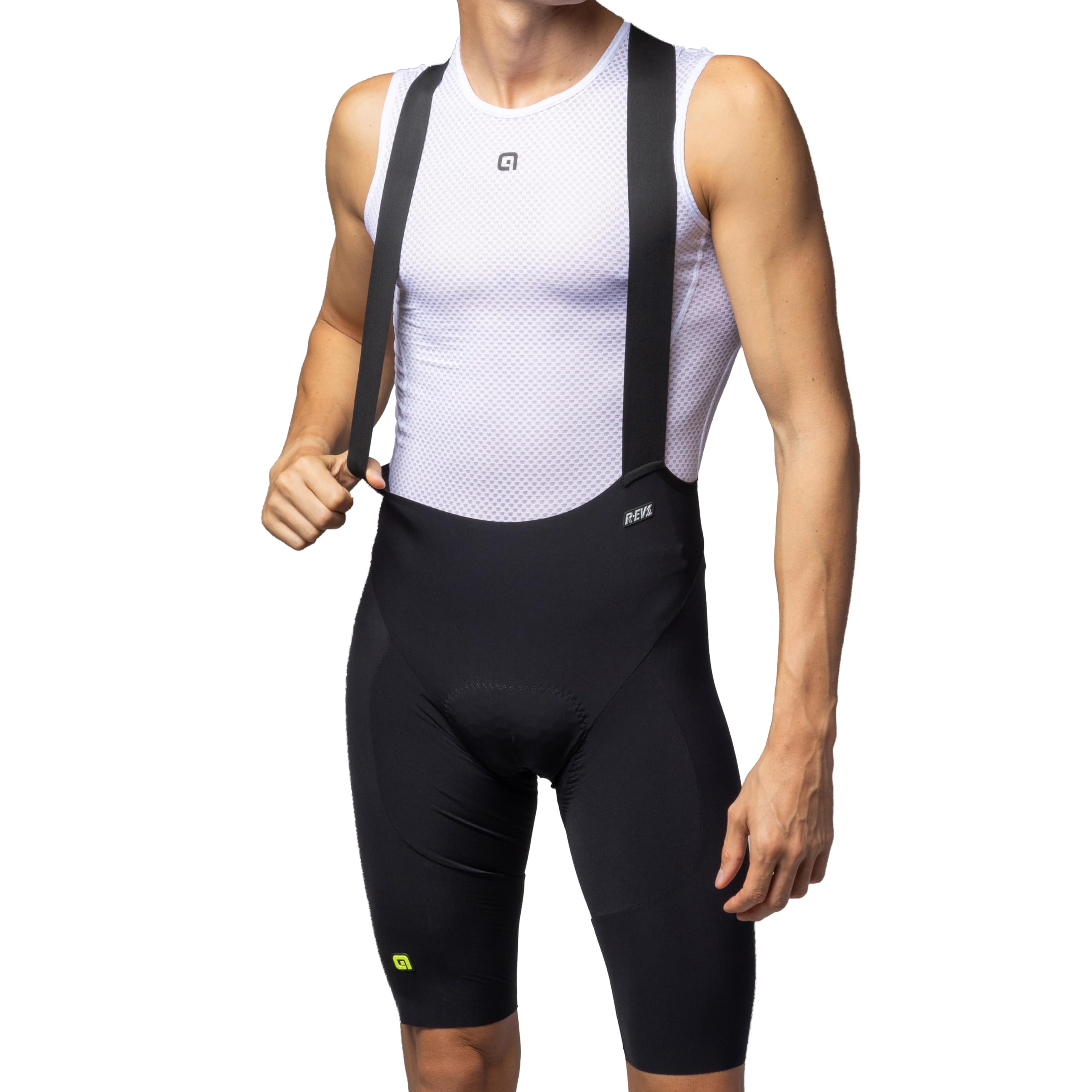 Alé Cycling Men's R-EV1 Sprinter Bib Shorts, Black, S