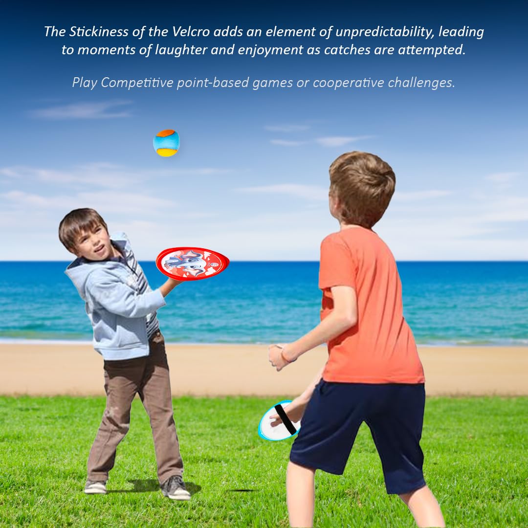 Ratna's Toss & Catch 2 Players Outdoor Activity Toy for Kids 3+ Years 1