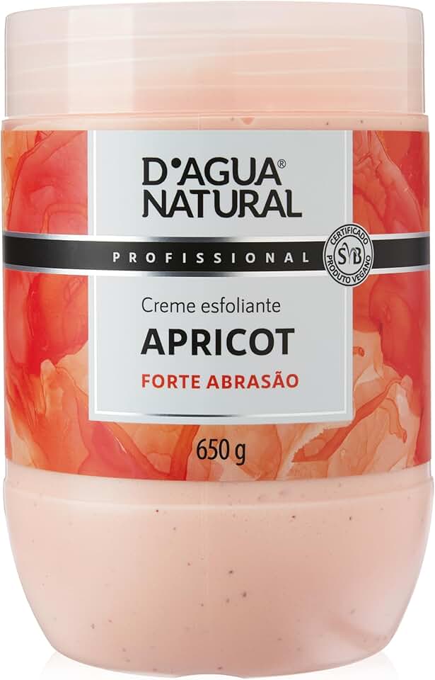 D Agua Natural - Esfoliante Corporal D Agua Natural 650Gr Apricot Forte Abrasao