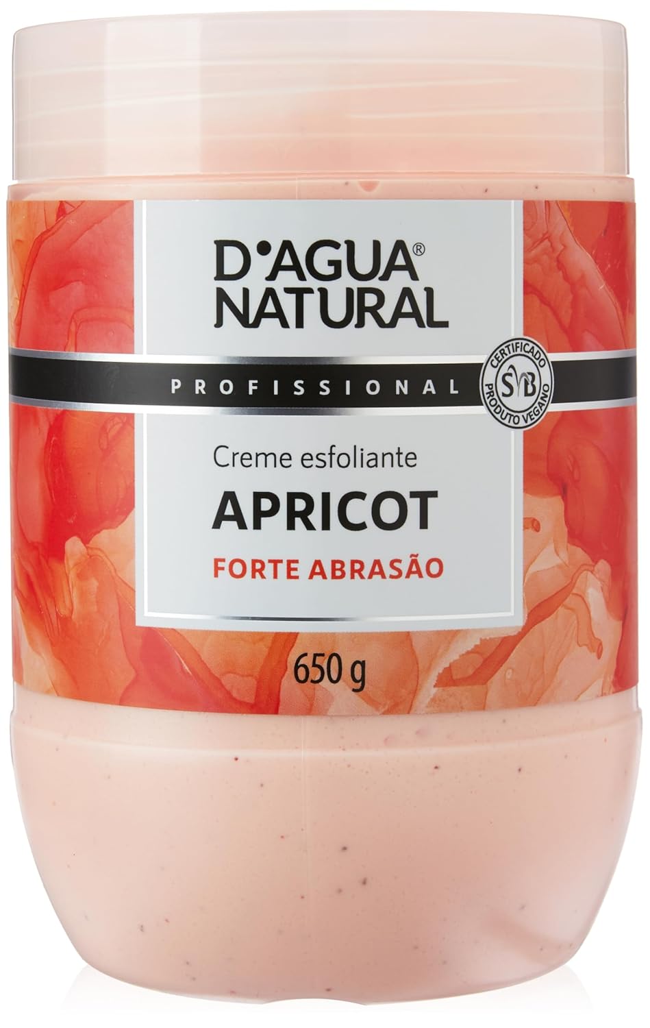 D Agua Natural – Esfoliante Corporal D Agua Natural 650Gr Apricot Forte Abrasao