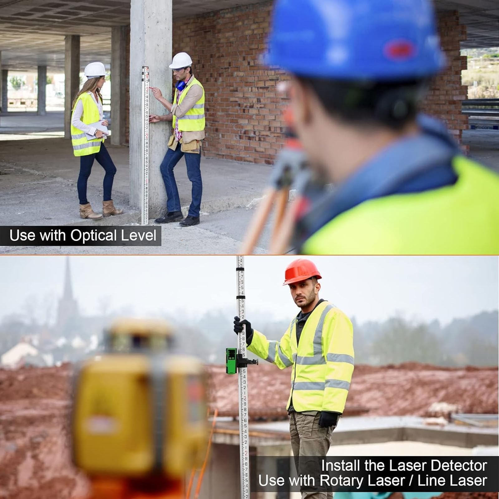 Soporte de Estación Total Ajustable Mini Trípode de Aleación de Aluminio de 46-60 Cm para Poste de Prisma Topográfico para Mediciones de Cimientos y Ubicaciones Desafiantes