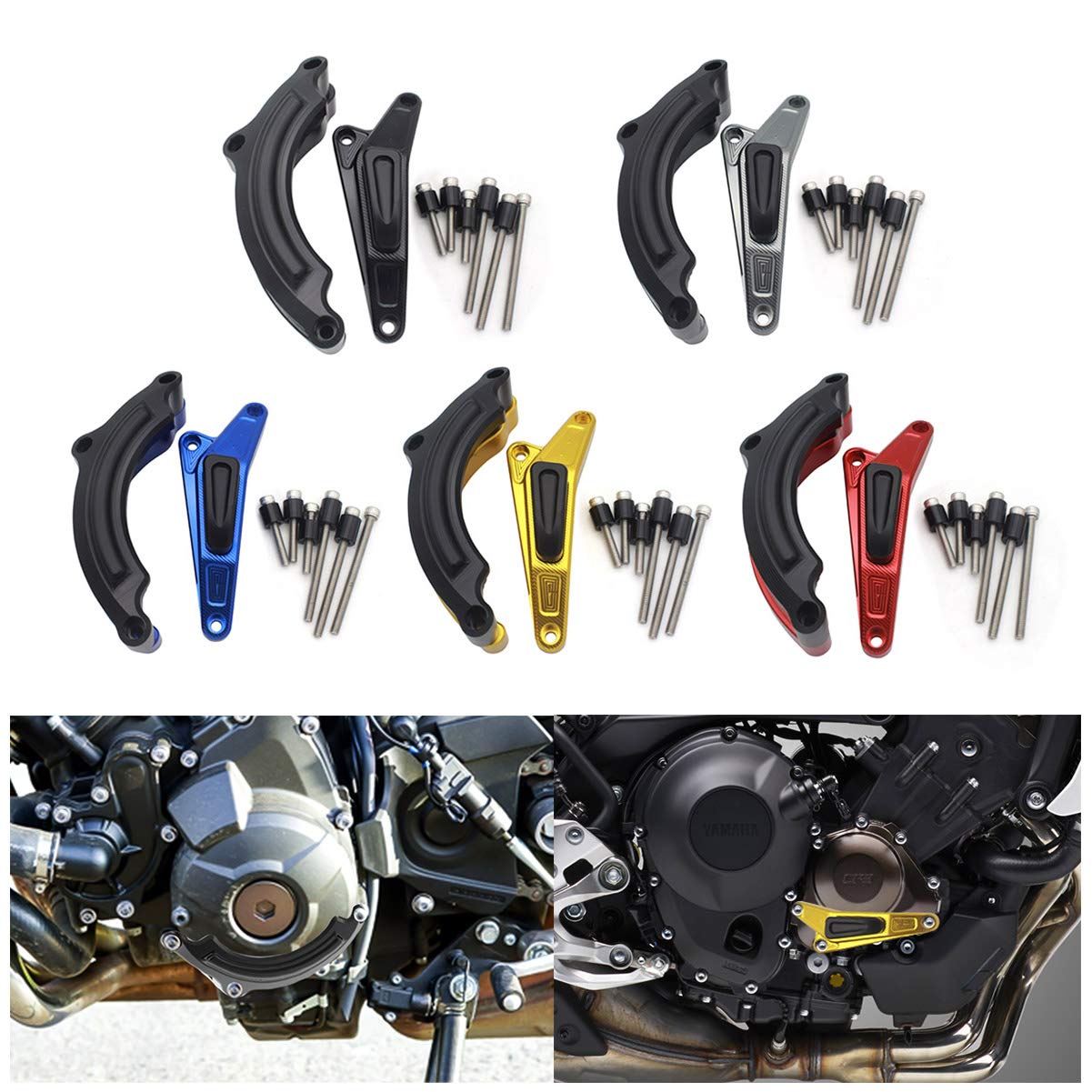 Amazon | Semspeed ヤマハ MT-09 mt09 2014-2024 エンジン 