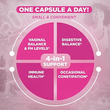 Vital Planet - Vital Flora Probiotics for Women 60 Billion CFU, Diverse Strains, Daily Shelf Stable Probiotic with Organic Prebiotics, for Vaginal Support, Immune and Digestive Health 60 Capsules