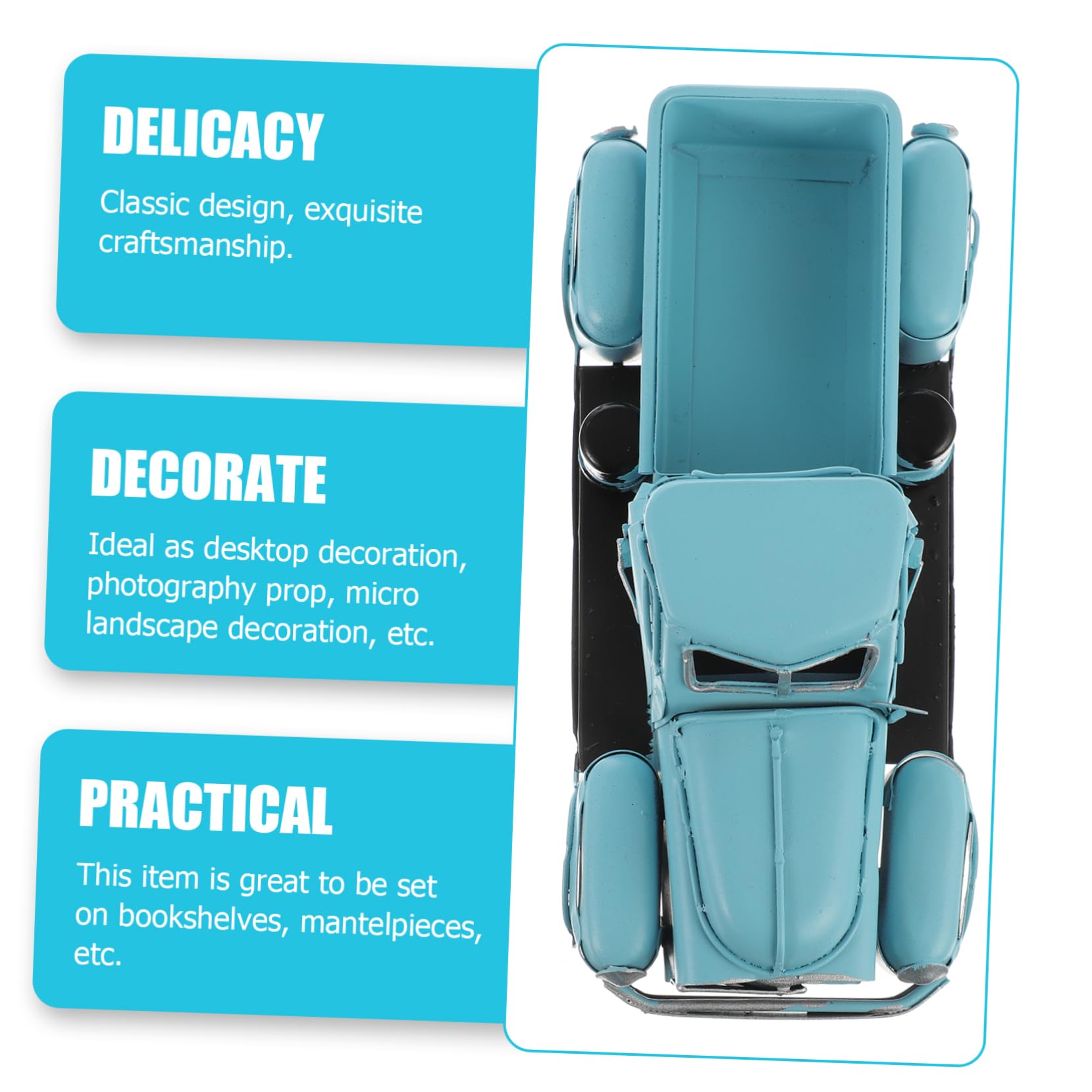 Amazon.co.jp: DOITOOL ビンテージアイアンピックアップトラックモデル