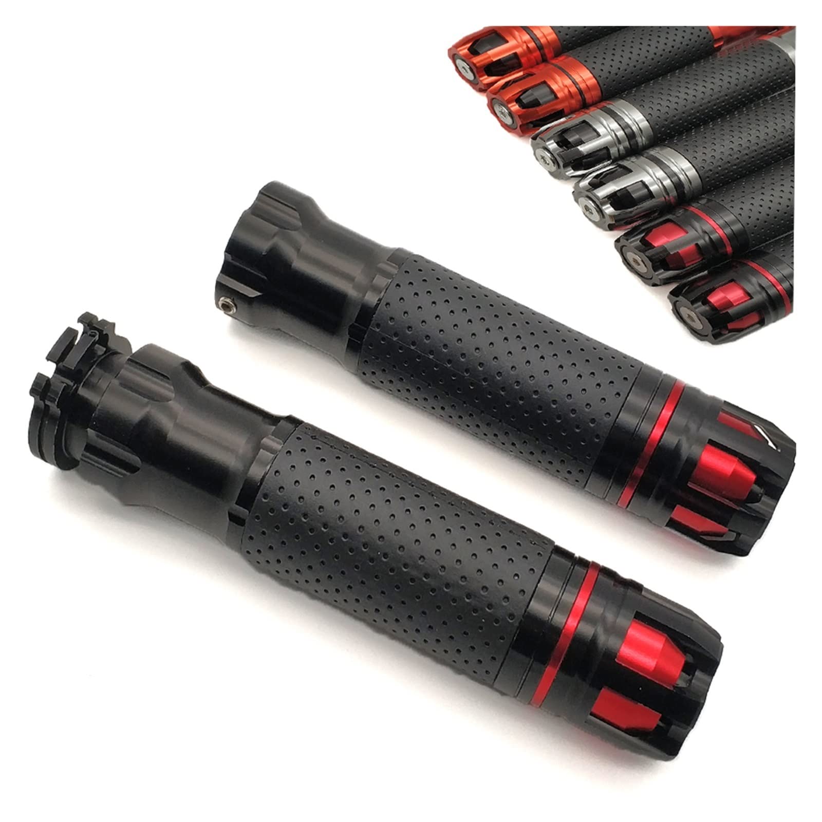 Motorradknopfgriff Lenkerabdeckung Für Su@&zuki VS800 VZ800 Vz 800 DL1000 DL650 Dl 1000 Universal Motorrad Griff Griffe Enden Racing Lenker CNC 22mm 7/8"