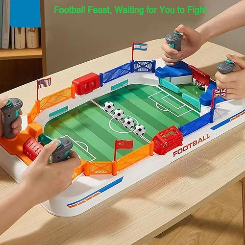 Miniatura 5 de Mini Foosball Games 2024 New Tabletop Football Games Soccer Games Pinball for Indoor Game Room, Table Top Foosball Desktop Sport Board Game for