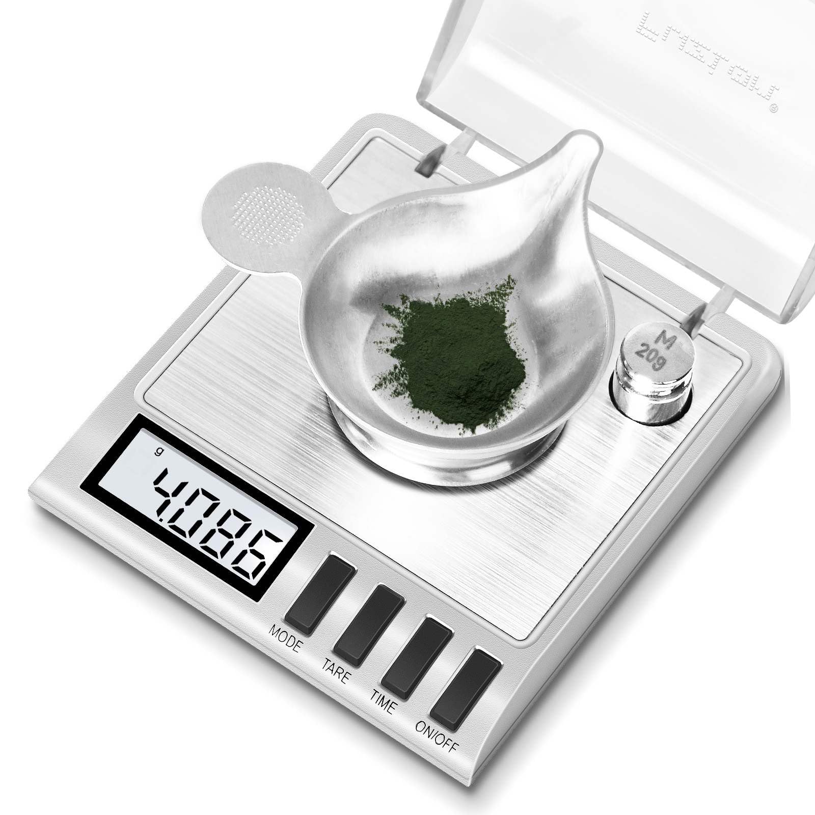 Fuzion Milligram KD-50 Balance Plateforme Numérique en Acier Inoxydable avec 6 Unités 0,001 g