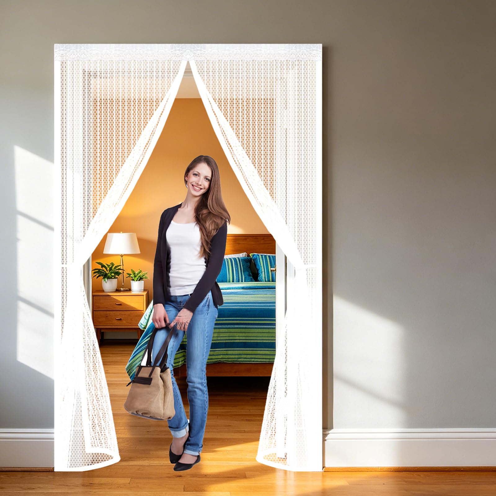 Moustiquaire porte fenetre pour garder l'air frais à la maison