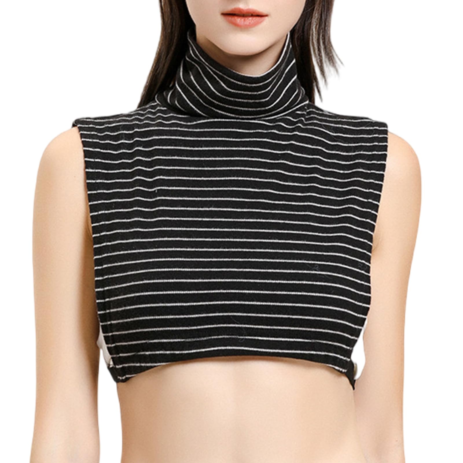 MICFENY Stylish Detachable Collar Collar Insert Comfortable Half Shirt Decorative Accessory for Ladies