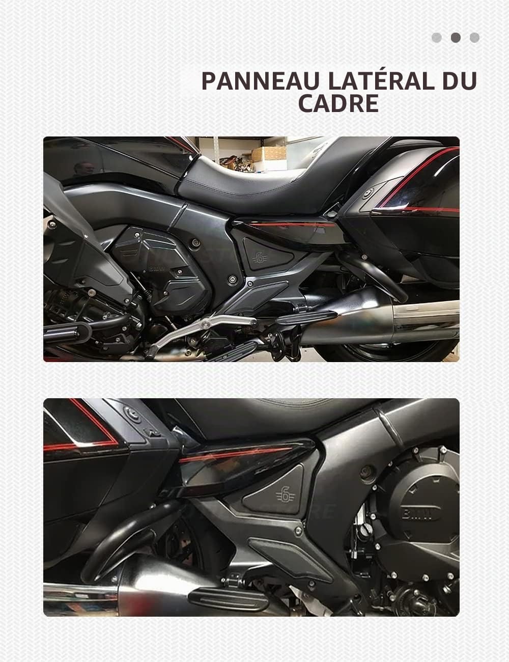 Pour K1600B K1600 GRAND AMERICA 2018 2019 2020 2021 Cadre de moto Panneaux latéraux Couverture Carénage Capot Plaques en plastique Garniture de réservoir