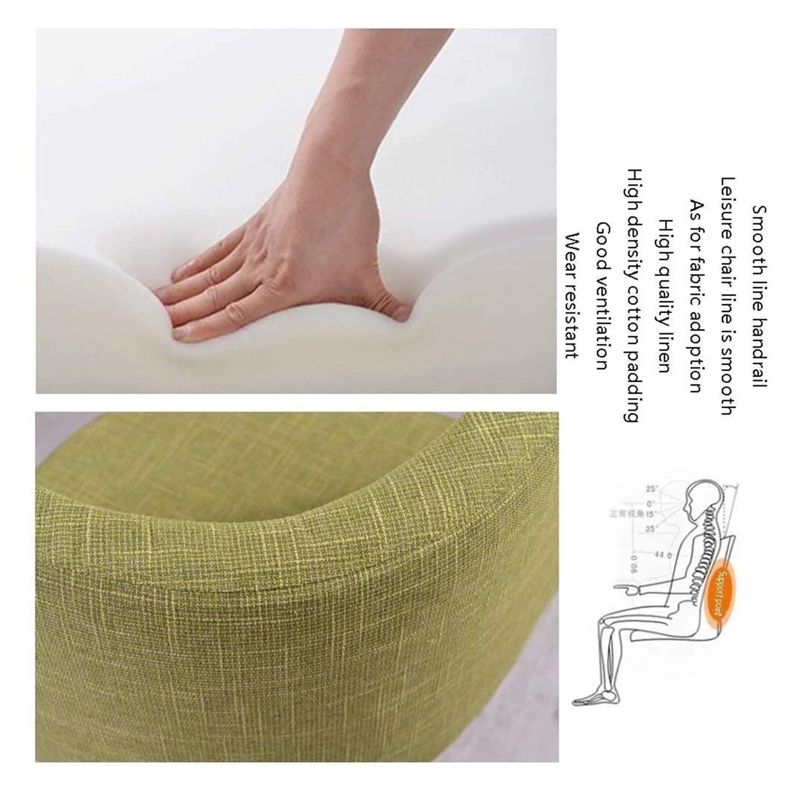 Büro-Empfangs-Runder Tisch – moderner Kleiner runder Tisch, Büro-Empfangsschreibtisch und Stuhl-Kombination, Balkon, Wohnzimmer, Arbeitszimmer, Kino, Tagungsraum, Lounge (Farbe: Grau) (Farbe: C