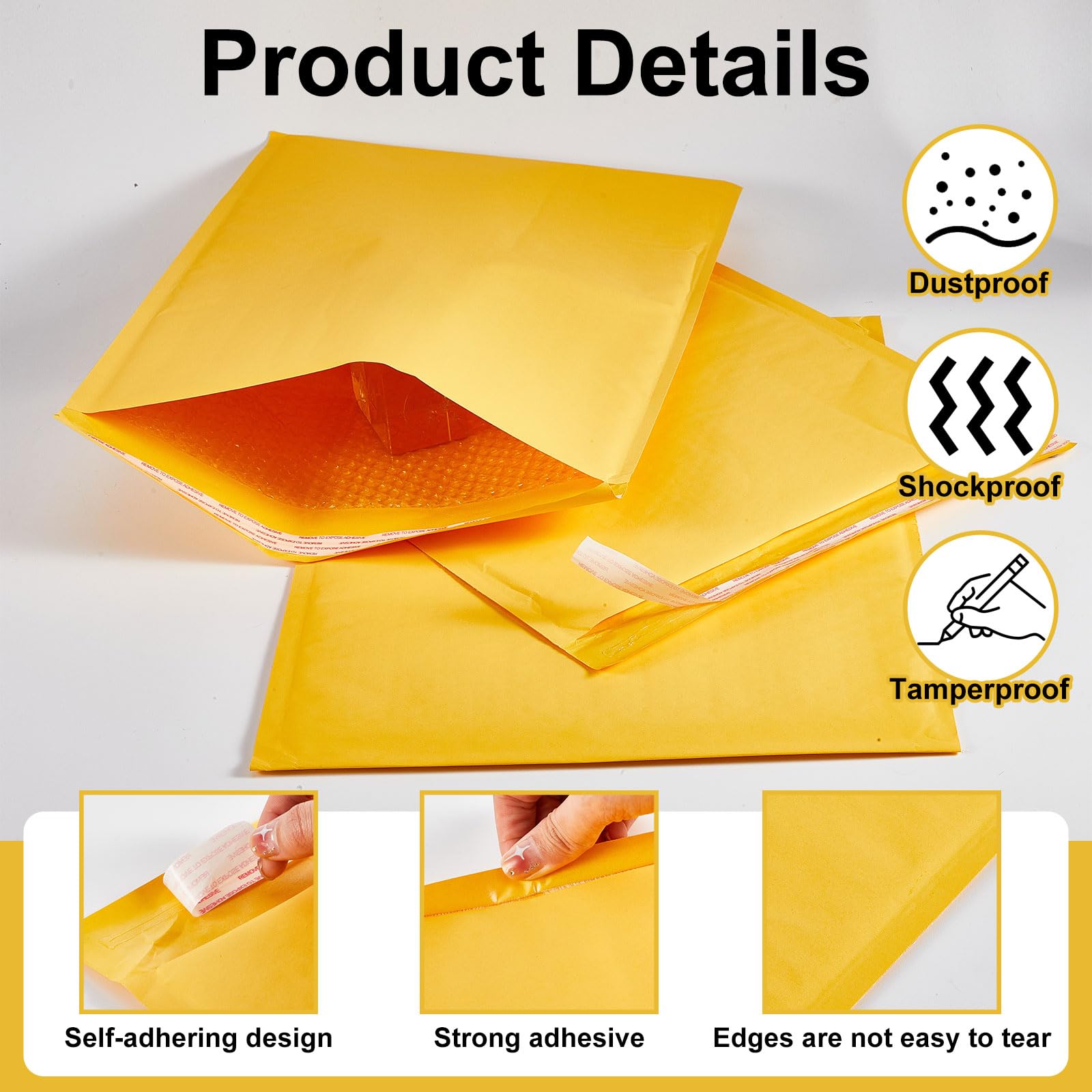 Thenshop 10 Pcs Extra Large Bubble Mailers 24 X 31.5 Inch Resealable - View #5