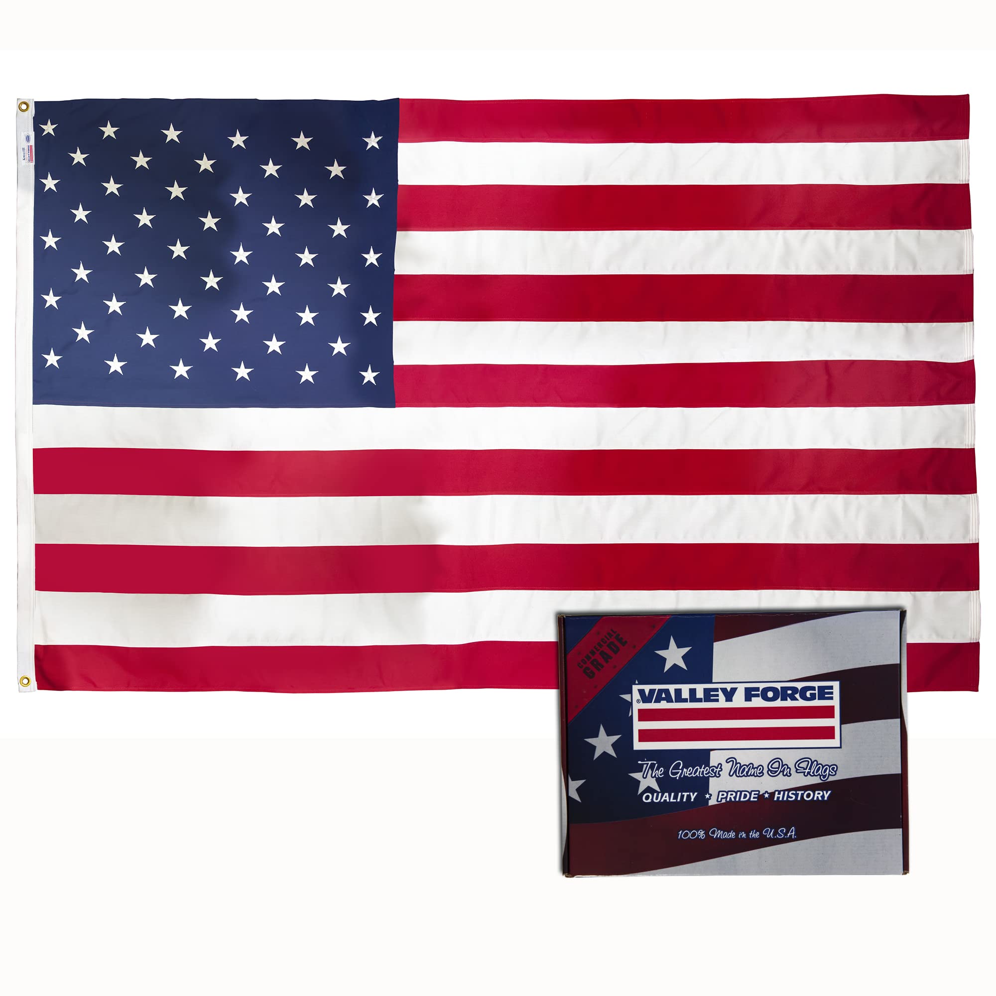 VALLEY FORGE アメリカ国旗 （米国製） Amazon.co.jp: Valley Forge Flag アメリカ国旗 100%米国製 4フィート