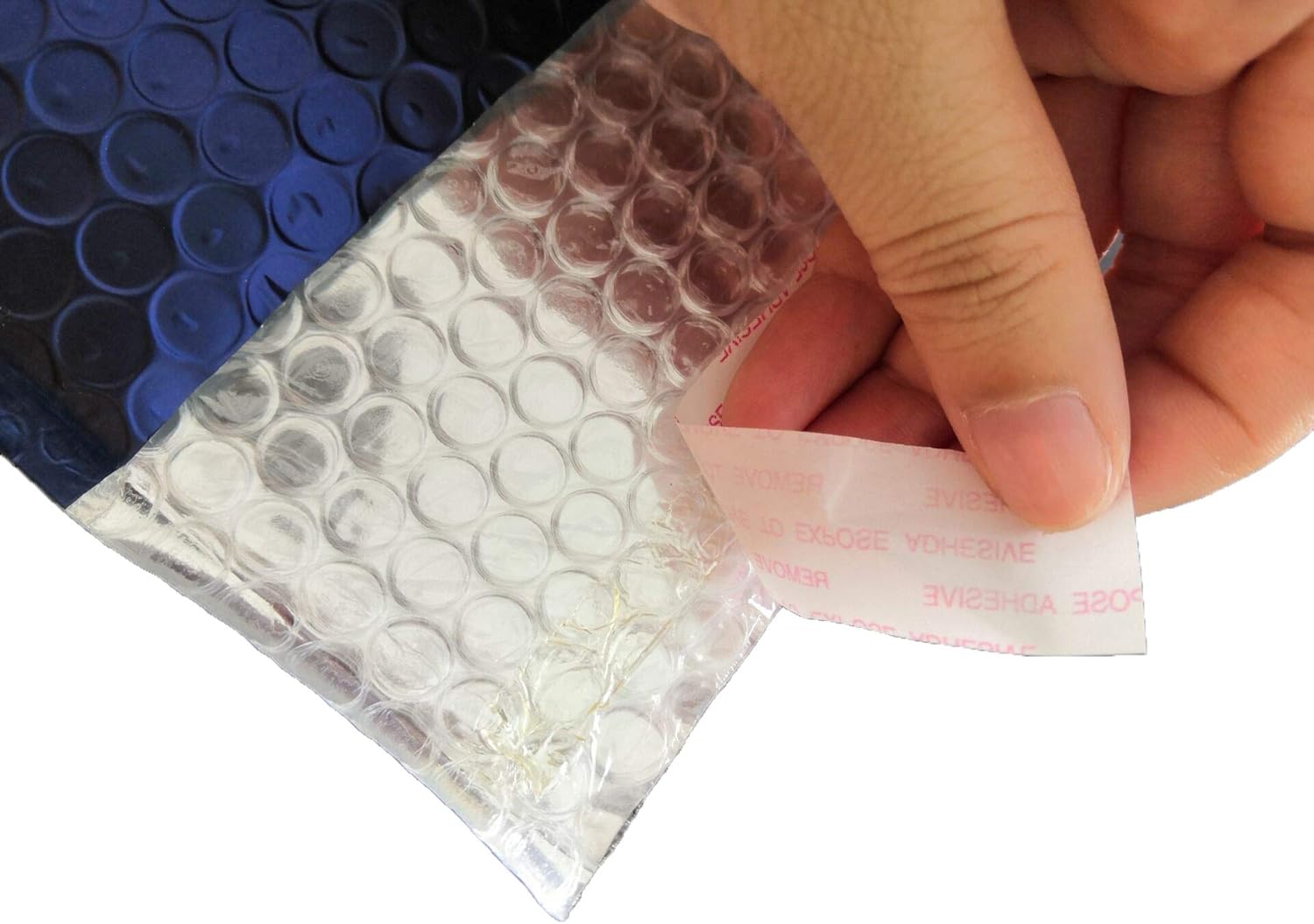 ProLine Matte Metallic Blue Bubble Padded Mailers Extra Wide #0 6.5x10 Inch Self Seal Padded Envelopes (50)