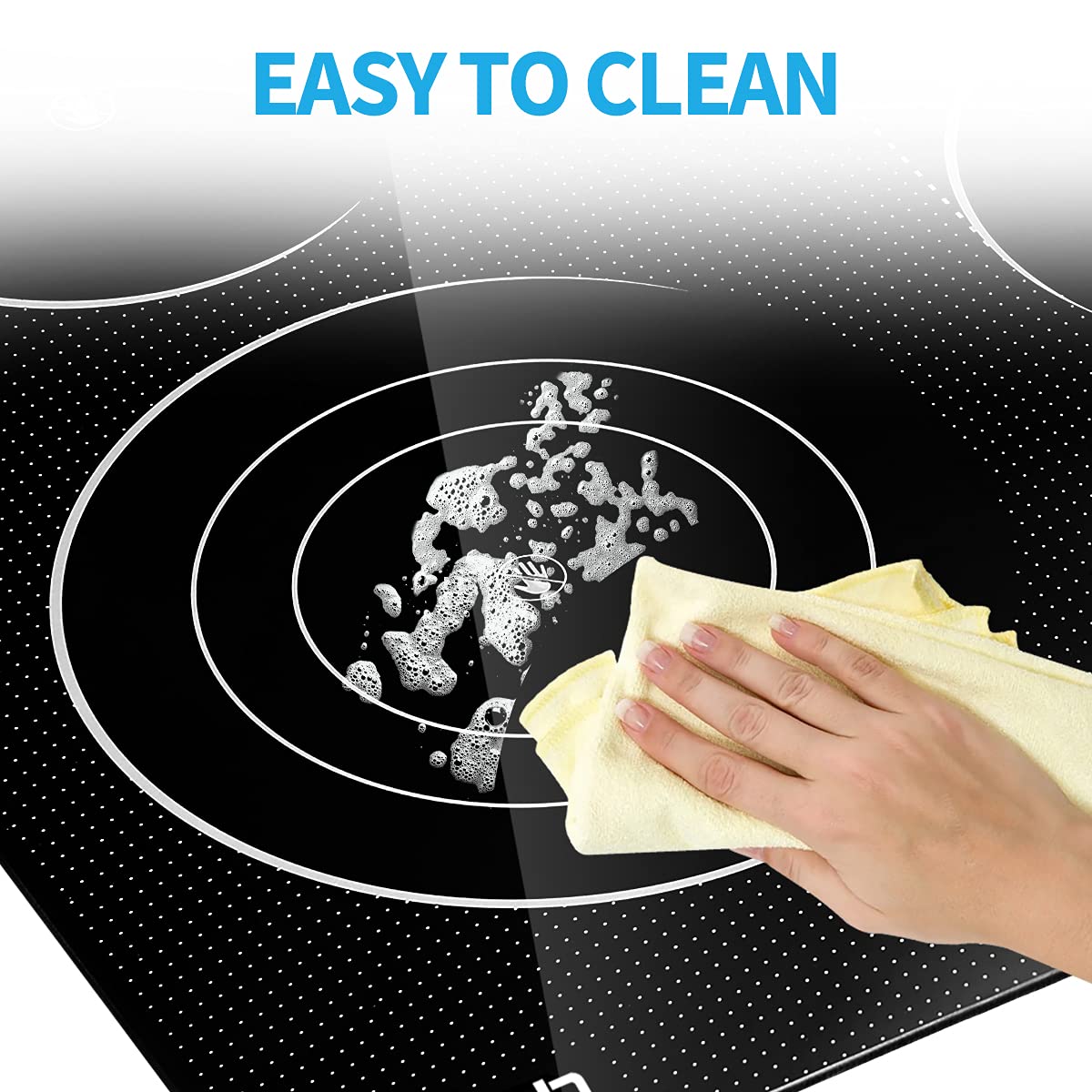 Buy Electric Cooktop, HBHOB 5 Burner Cooktop Stove Top 30 Inch Built In