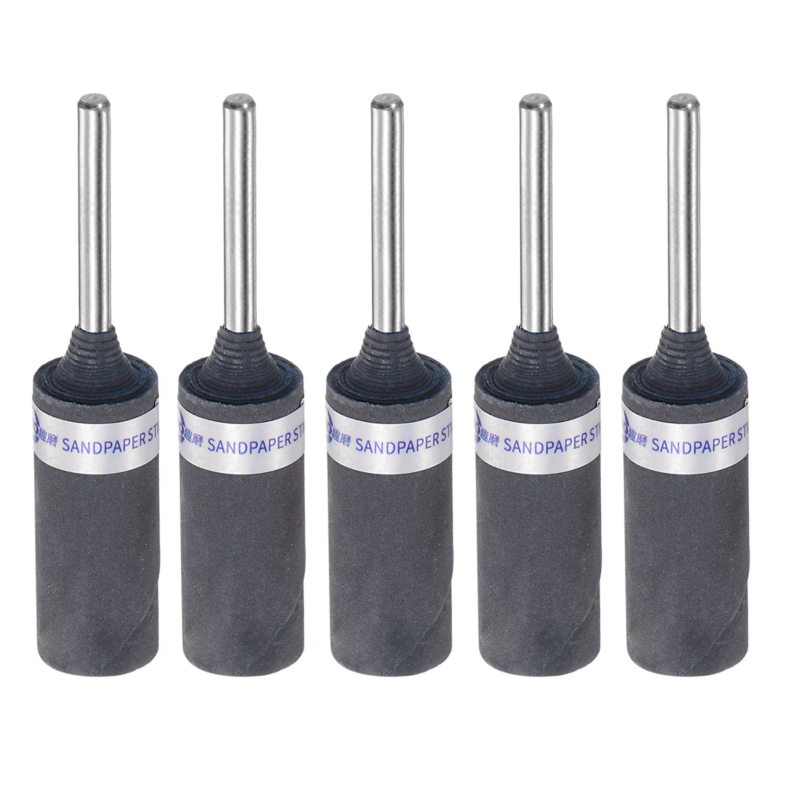 5 Rouleaux Abrasifs Grain 240 Pour Tige De Ponçage 2,35 Mm - Carbure De Silicium - Pour Bois, Métal, Verre