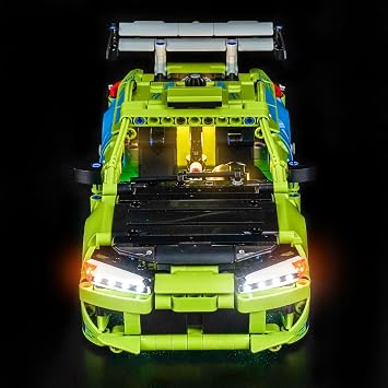 LocoLee Light kit Compatible with Lego 42229 Fast and Furious Mitsubishi Eclipse Car- Not Actual Model Only Lights, LED Lighting Accessories for LEGO Technic Display Collectors (Standard Version)