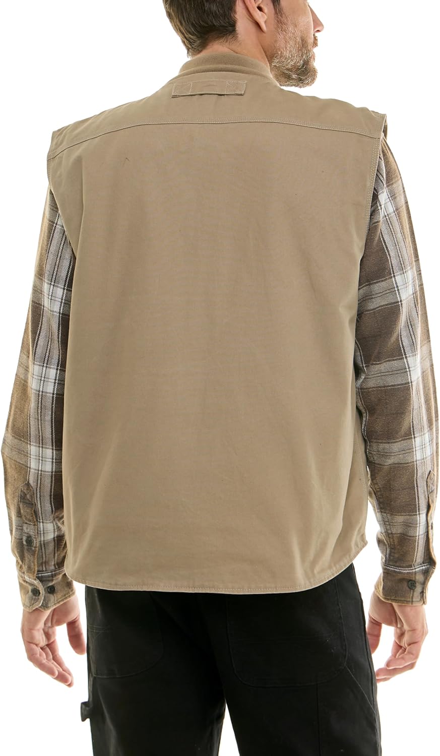 Smith's Workwear Men's Sherpa-lined Duck Canvas Work Vest